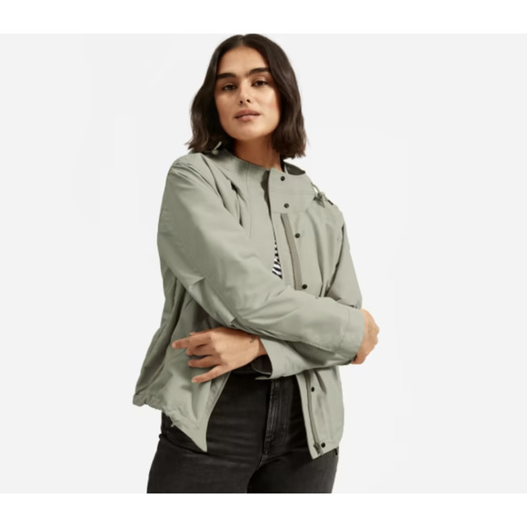 Everlane Womens The ReNew Windbreaker Light Green XS - Picture 1 of 12